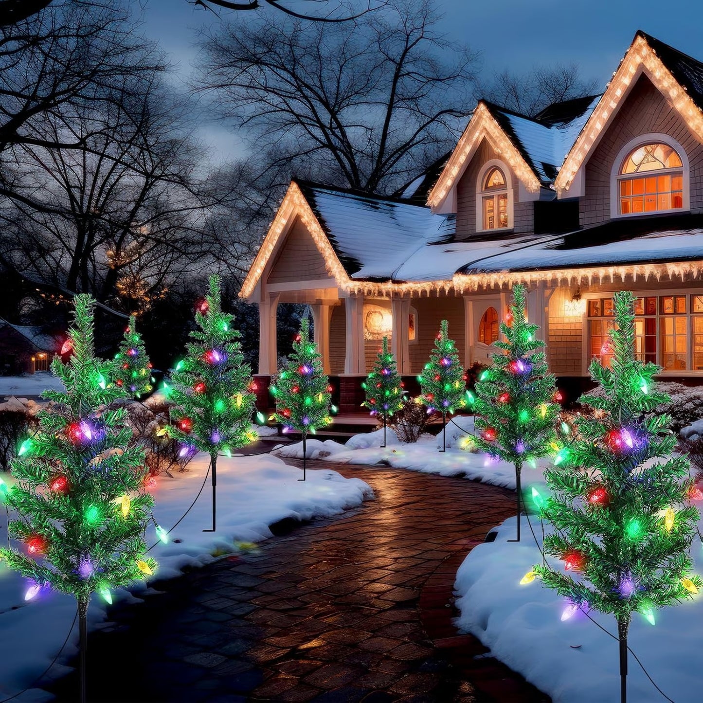 Evergreen Alpine Spruce™ – Solar Mini Christmas Tree